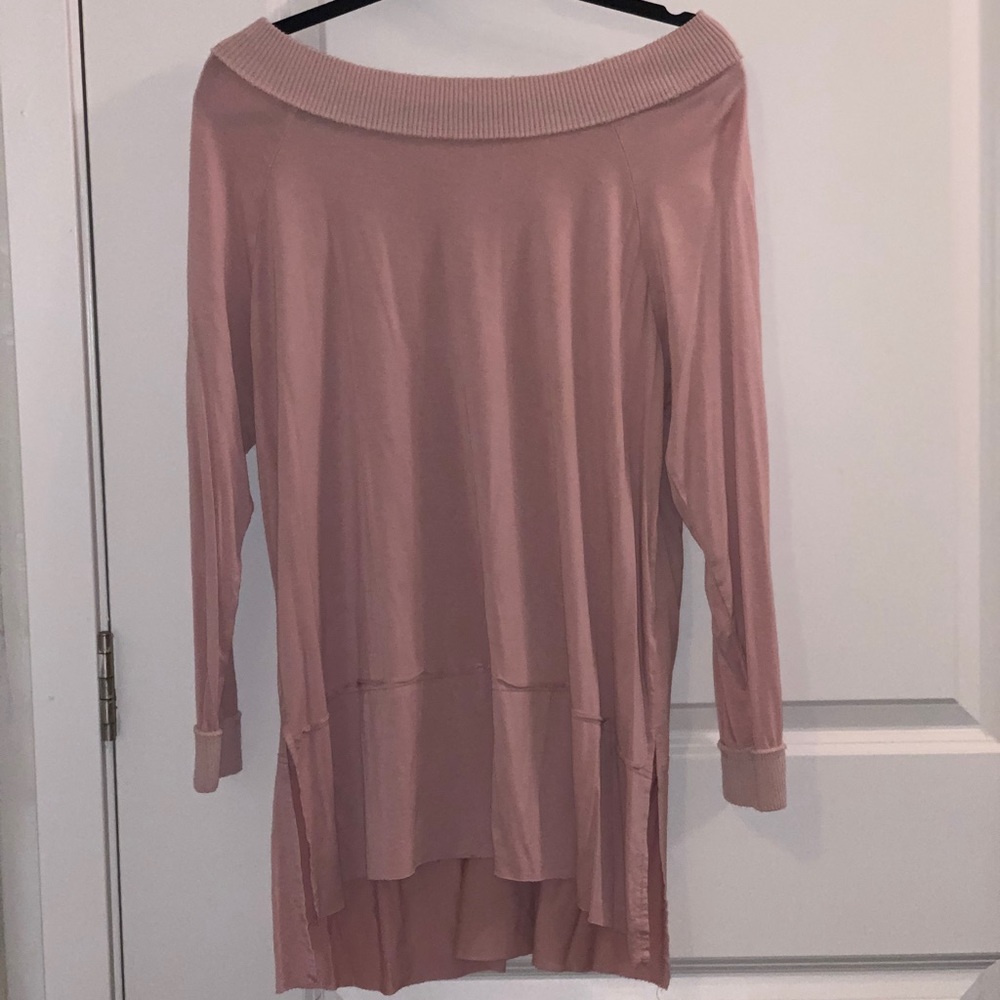 Mauve off the shoulder top